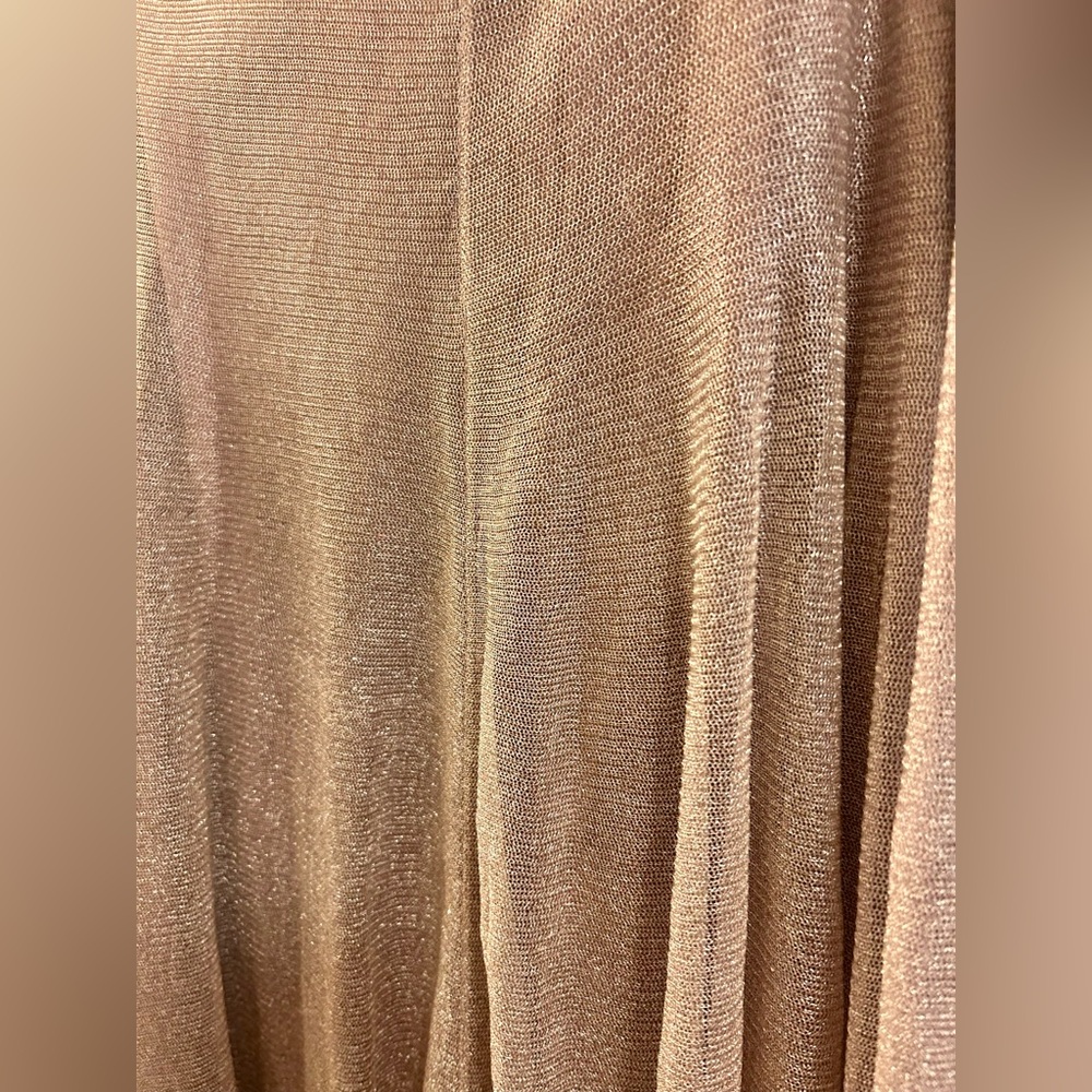 NWT COS Metallic Sparkly Purpleish Grey Midi Skirt - Picture 3 of 7